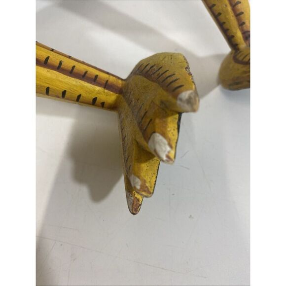 Pier One Imports Wooden Hand Painted Primitive Folk Art  Rooster Shelf Sitter - Picture 7 of 9